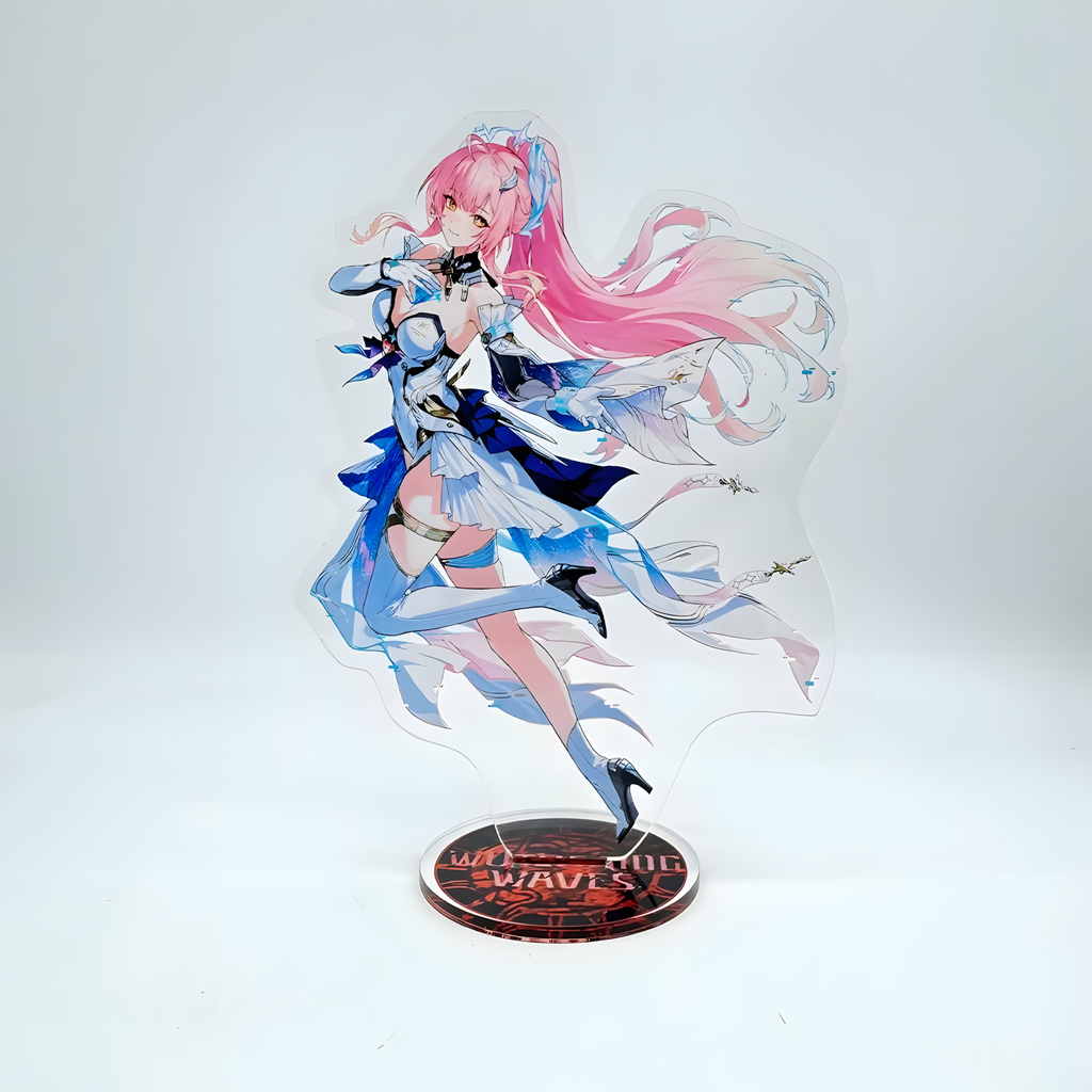 Wuthering Waves Acrylic Stand – Anime Character Display Figure (Augusta / Chisa / Carlotta & More)