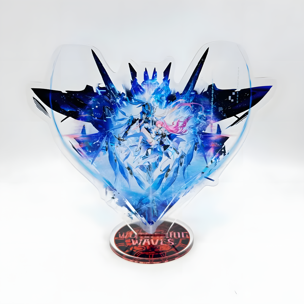 Wuthering Waves Acrylic Stand – Anime Character Display Figure (Augusta / Chisa / Carlotta & More)