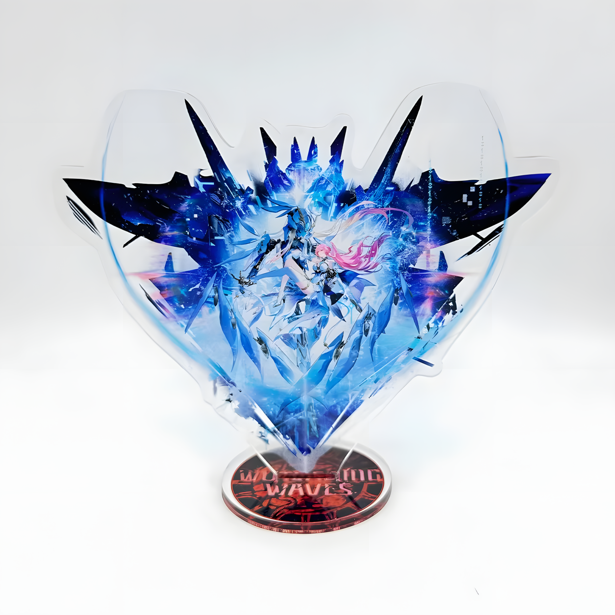 Wuthering Waves Acrylic Stand – Anime Character Display Figure (Augusta / Chisa / Carlotta & More)
