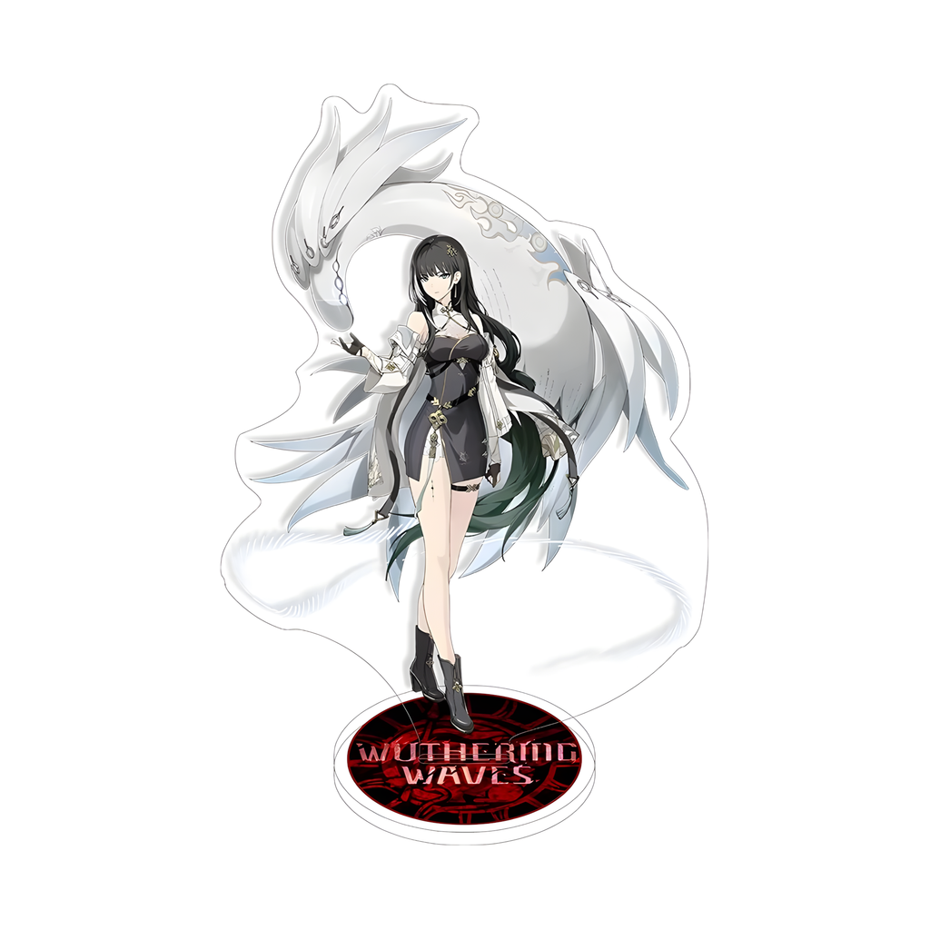 Wuthering Waves Acrylic Stand – Anime Character Display Figure (Augusta / Chisa / Carlotta & More)