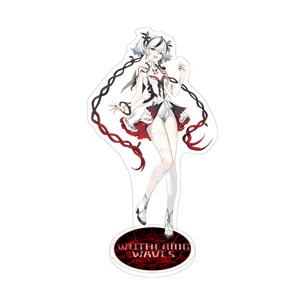 Wuthering Waves Acrylic Stand – Anime Character Display Figure (Augusta / Chisa / Carlotta & More)