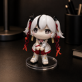 Camellya Chibi Figure – Wuthering Waves Collectible (13cm Anime Statue)