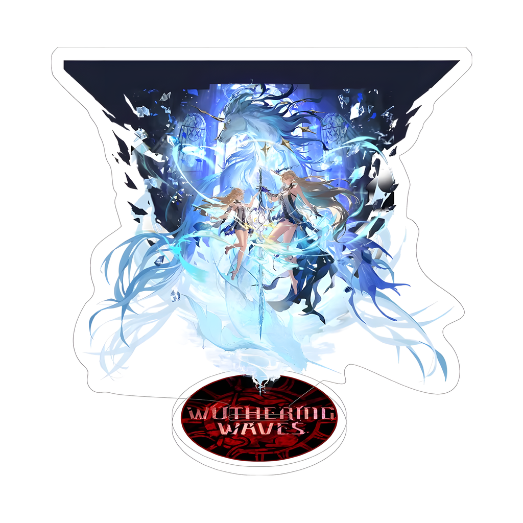 Wuthering Waves Acrylic Stand – Anime Character Display Figure (Augusta / Chisa / Carlotta & More)