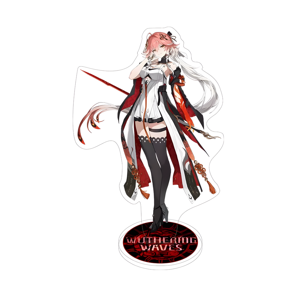 Wuthering Waves Acrylic Stand – Anime Character Display Figure (Augusta / Chisa / Carlotta & More)