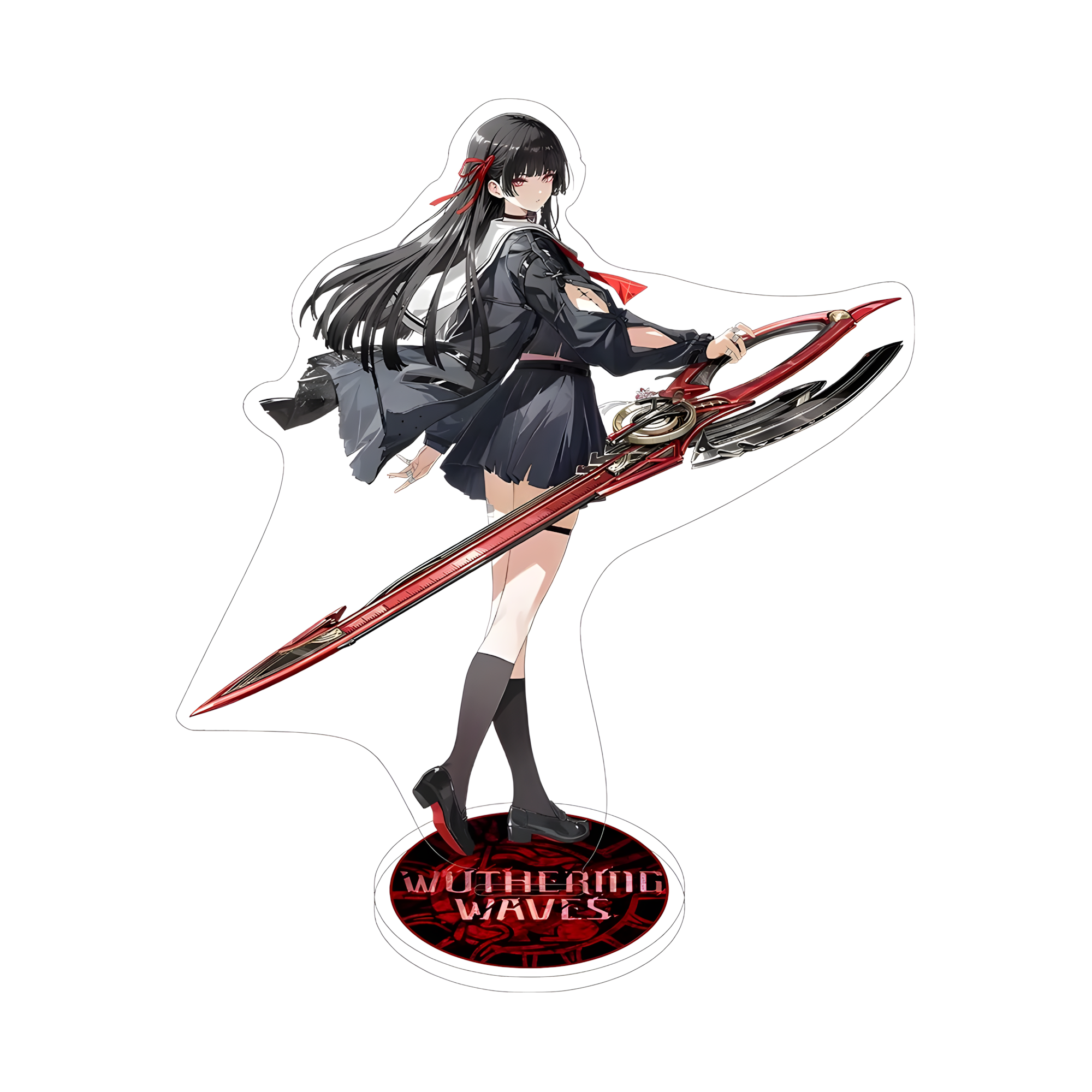 Wuthering Waves Acrylic Stand – Anime Character Display Figure (Augusta / Chisa / Carlotta & More)
