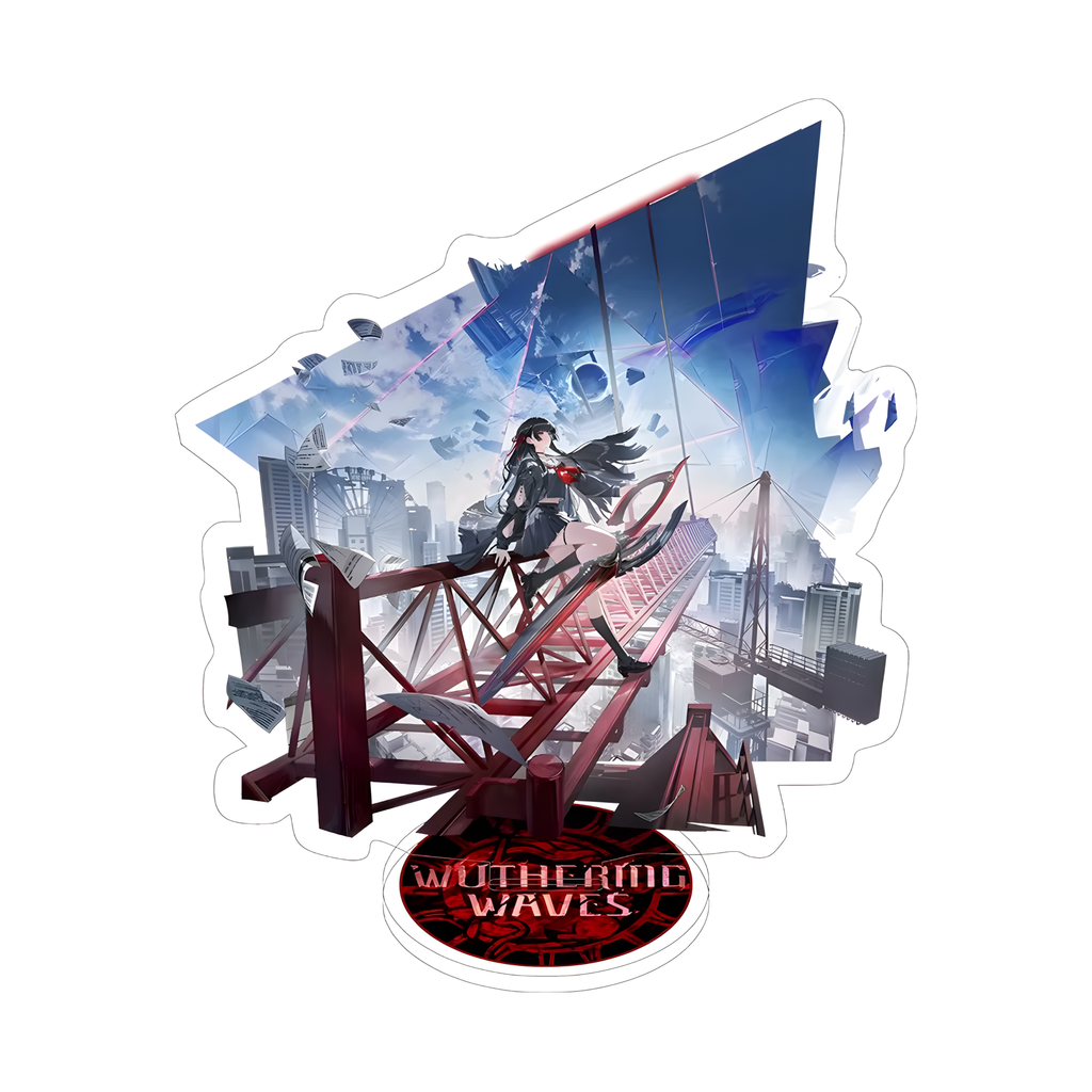 Wuthering Waves Acrylic Stand – Anime Character Display Figure (Augusta / Chisa / Carlotta & More)