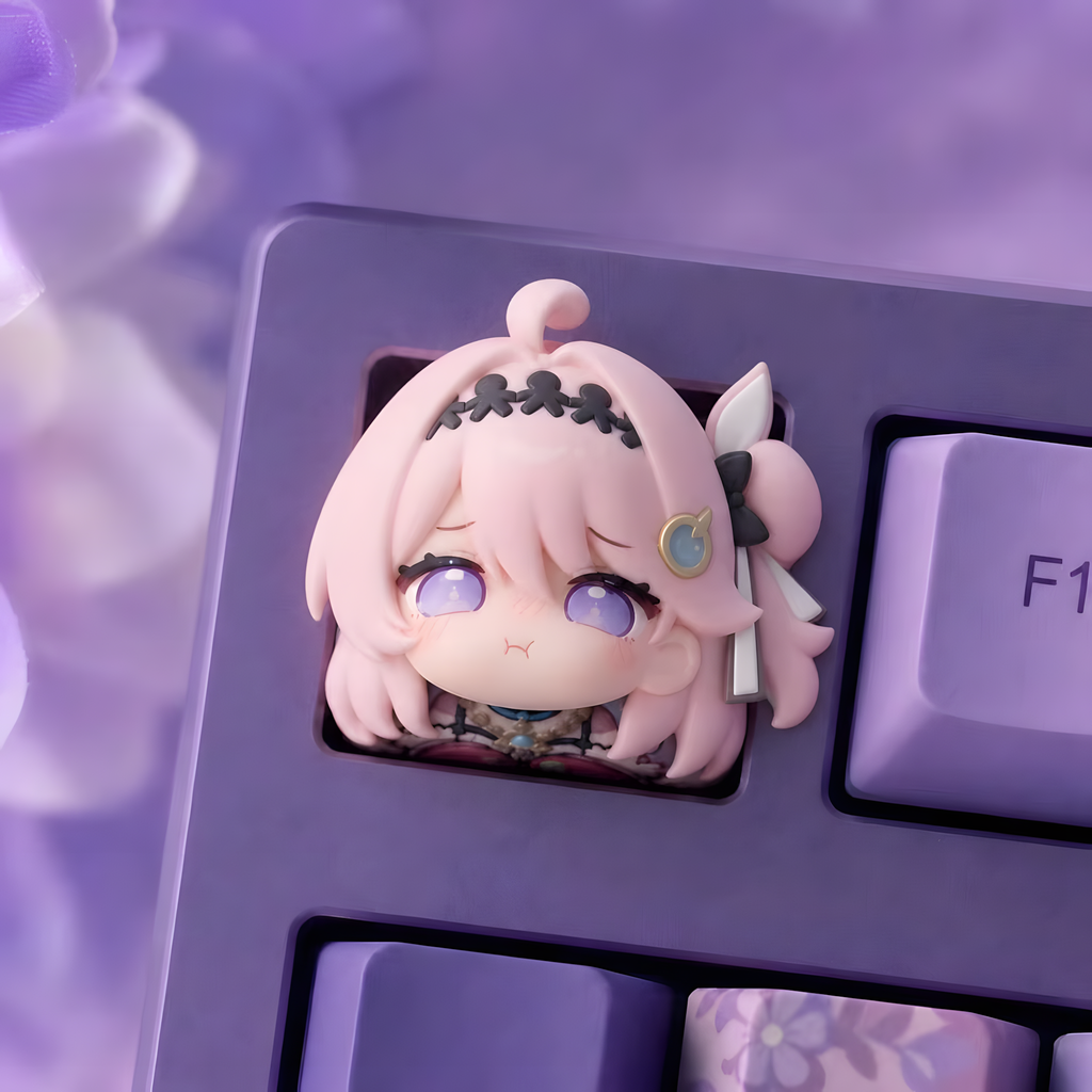 Wuthering Waves Artisan Keycap – Chibi Style Custom Keycap for Mechanical Keyboard (Cute Aesthetic)