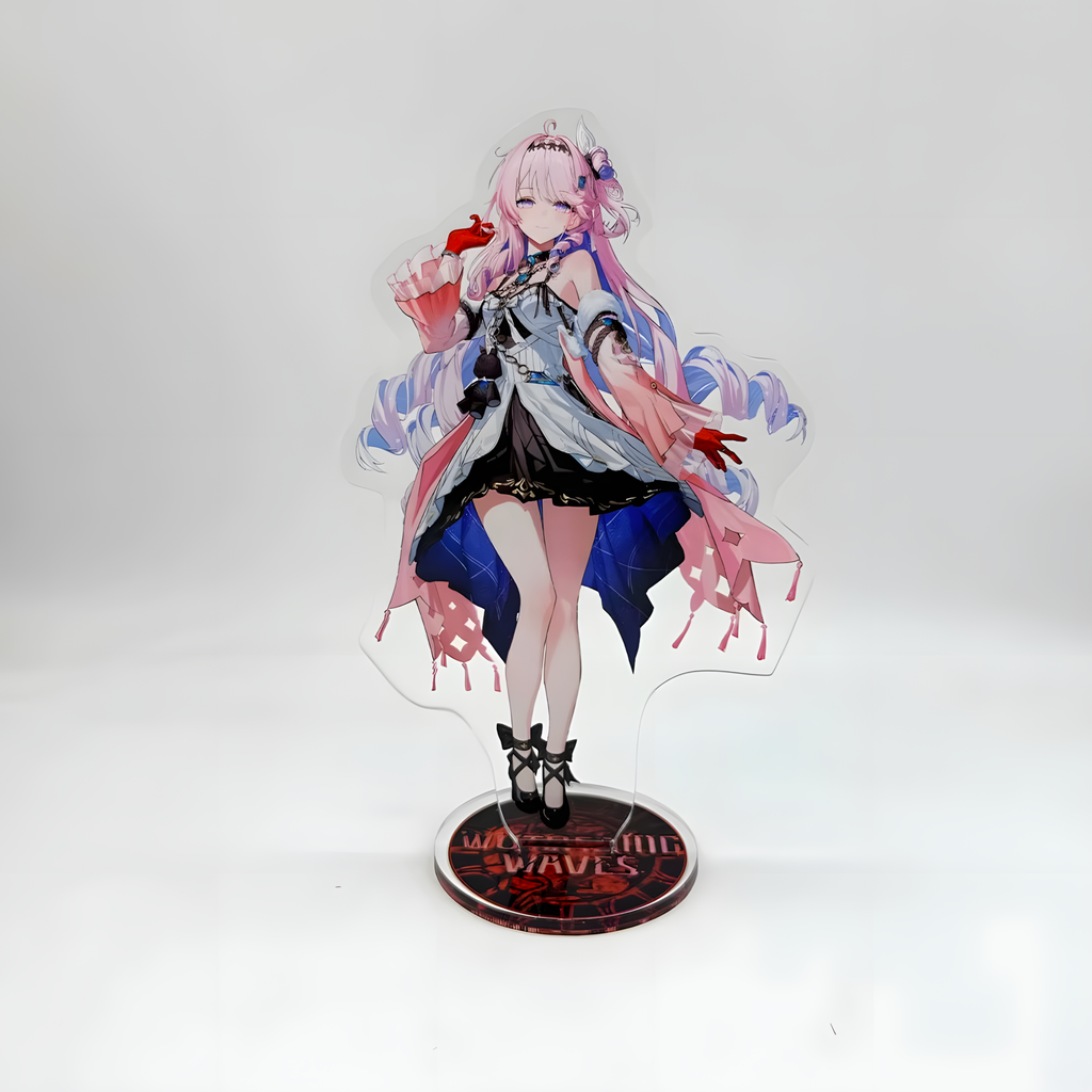 Wuthering Waves Acrylic Stand – Anime Character Display Figure (Augusta / Chisa / Carlotta & More)