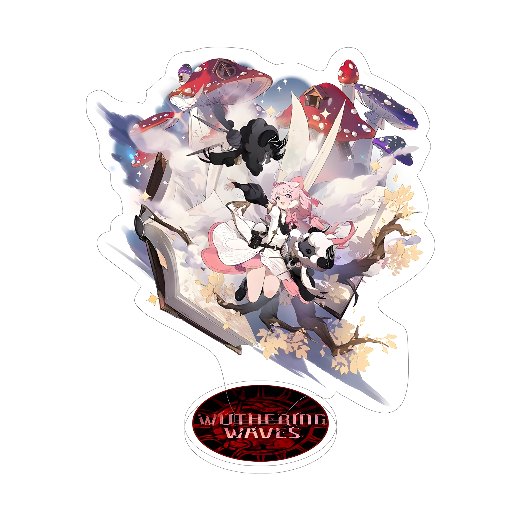 Wuthering Waves Acrylic Stand – Anime Character Display Figure (Augusta / Chisa / Carlotta & More)