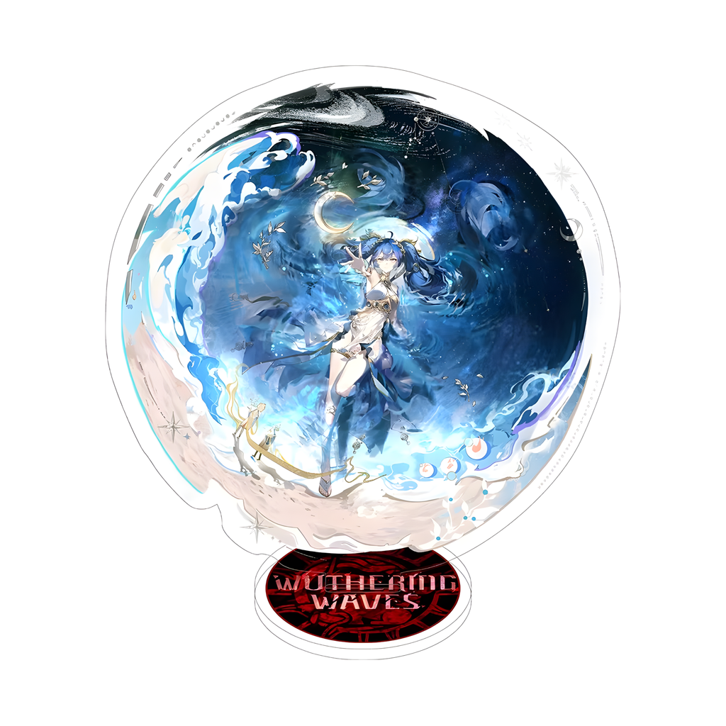 Wuthering Waves Acrylic Stand – Anime Character Display Figure (Augusta / Chisa / Carlotta & More)