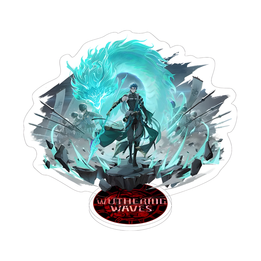 Wuthering Waves Acrylic Stand – Anime Character Display Figure (Augusta / Chisa / Carlotta & More)