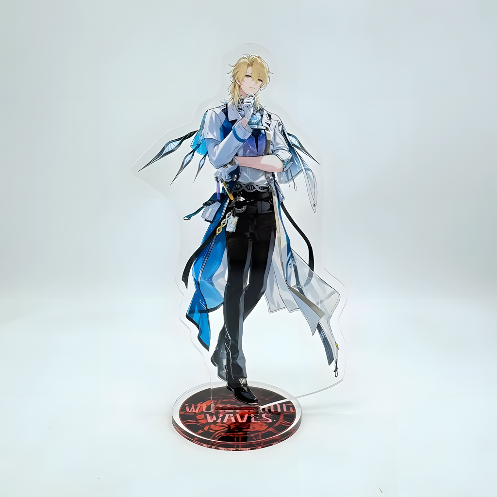 Wuthering Waves Acrylic Stand – Anime Character Display Figure (Augusta / Chisa / Carlotta & More)