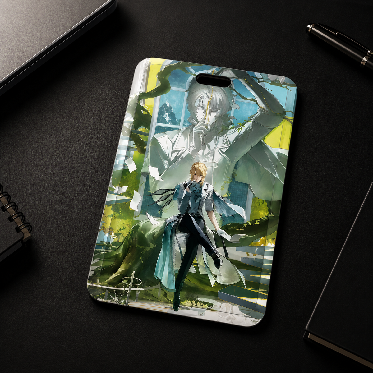Luuk Herssen Lanyard – Wuthering Waves Anime ID Card Holder