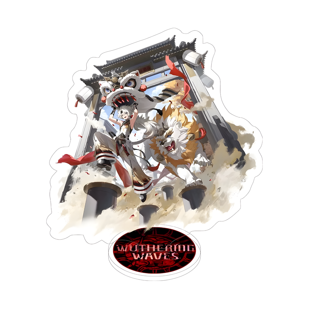 Wuthering Waves Acrylic Stand – Anime Character Display Figure (Augusta / Chisa / Carlotta & More)