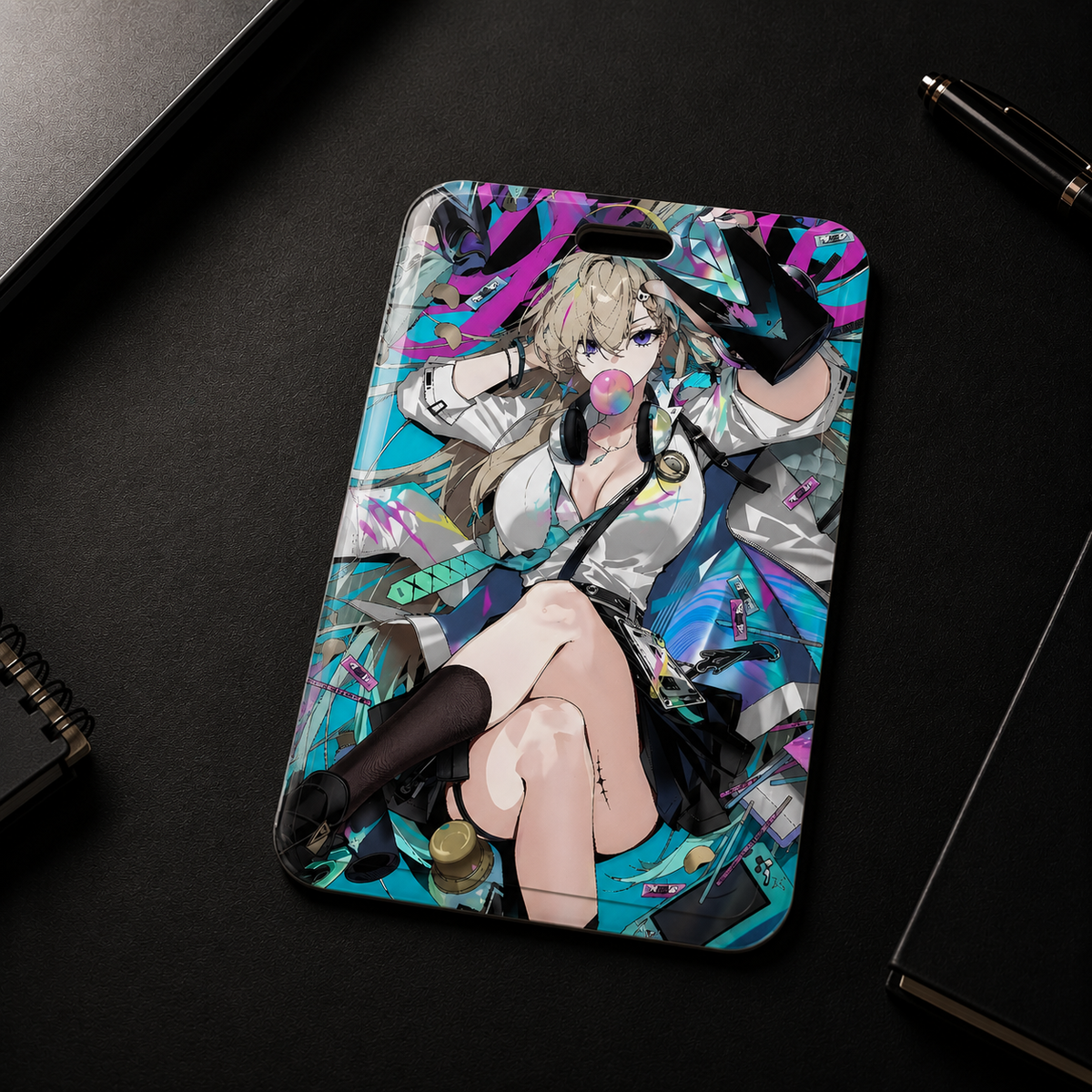 Lynae Lanyard – Wuthering Waves Anime ID Card Holder