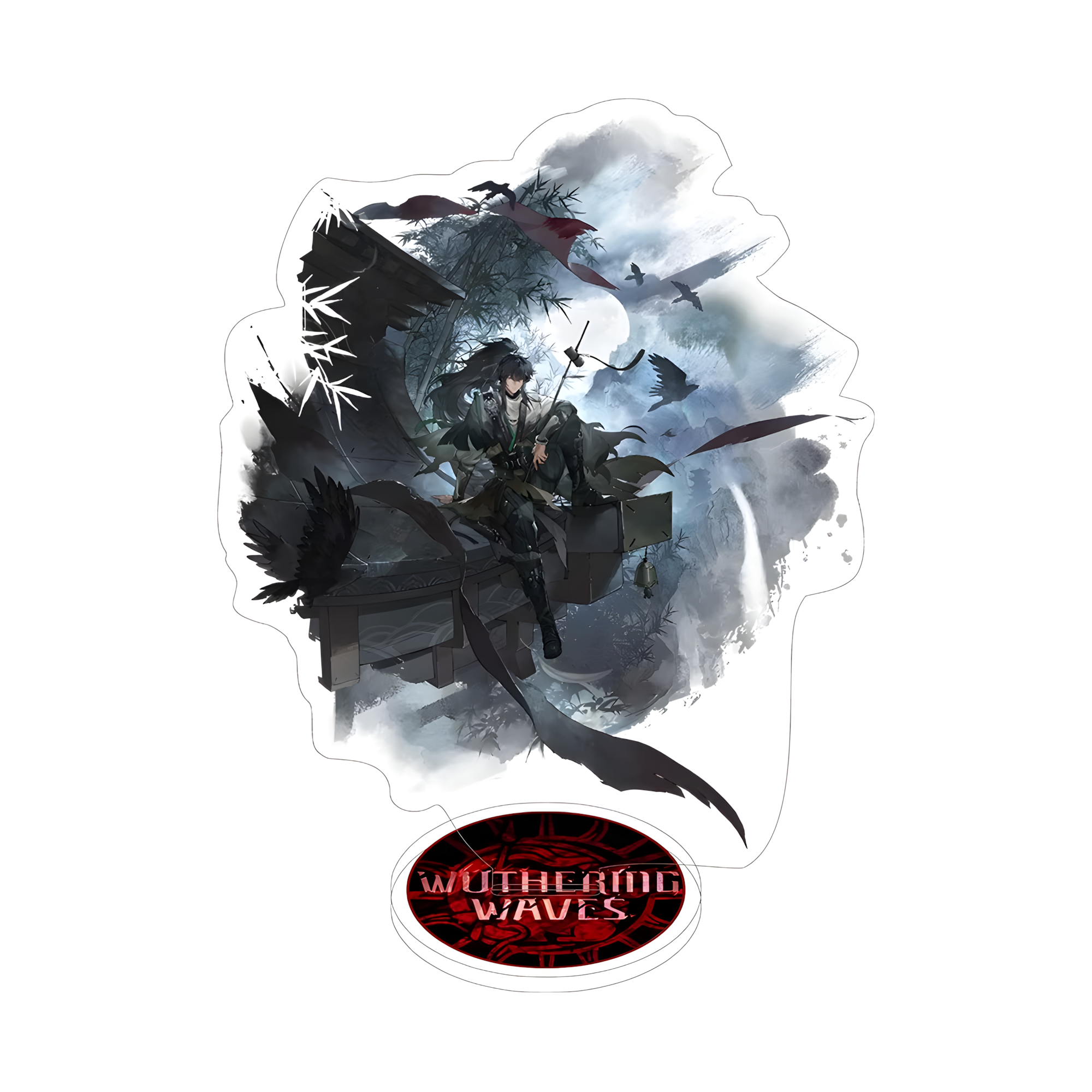 Wuthering Waves Acrylic Stand – Anime Character Display Figure (Augusta / Chisa / Carlotta & More)