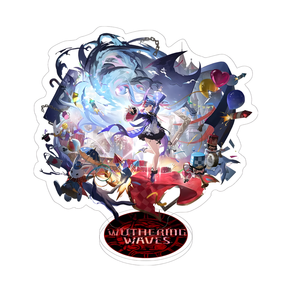 Wuthering Waves Acrylic Stand – Anime Character Display Figure (Augusta / Chisa / Carlotta & More)