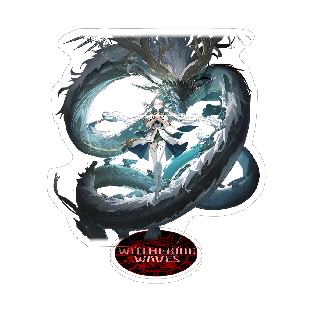 Wuthering Waves Acrylic Stand – Anime Character Display Figure (Augusta / Chisa / Carlotta & More)