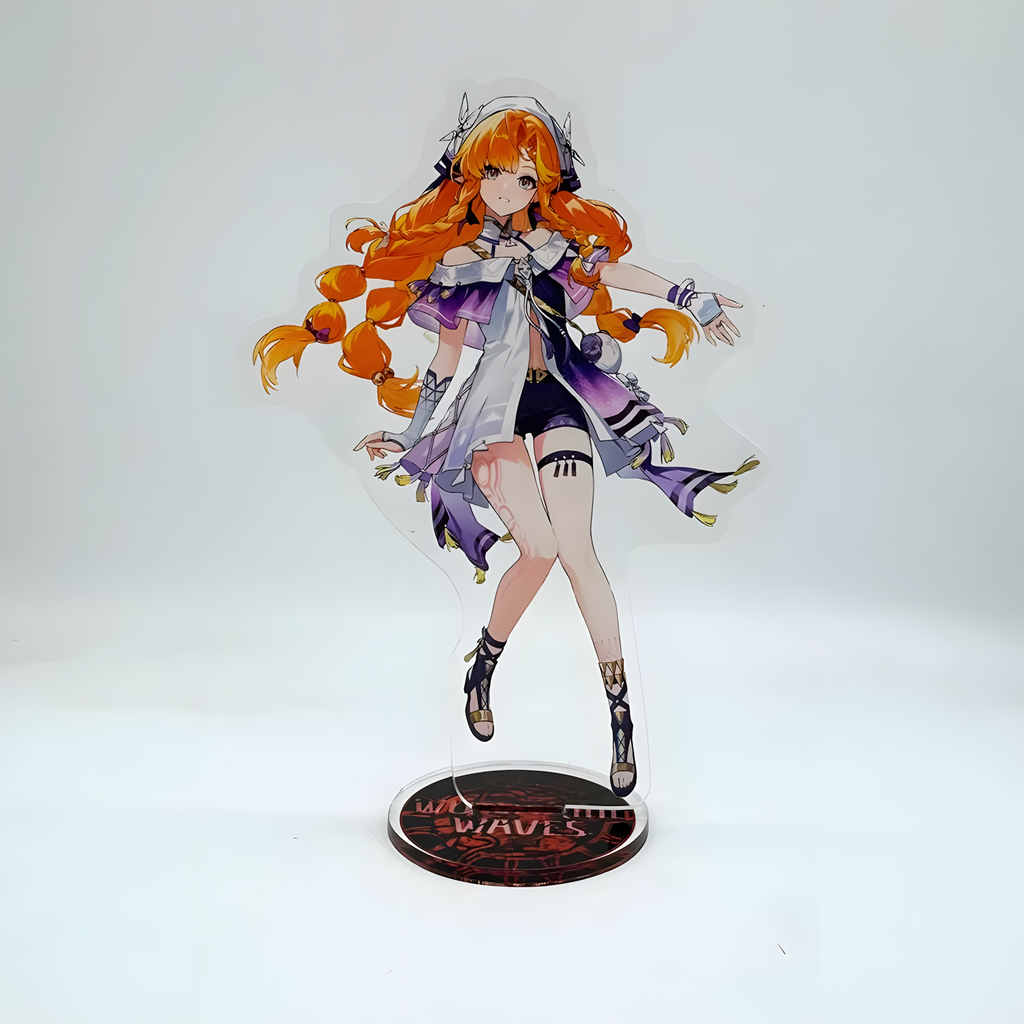 Wuthering Waves Acrylic Stand – Anime Character Display Figure (Augusta / Chisa / Carlotta & More)