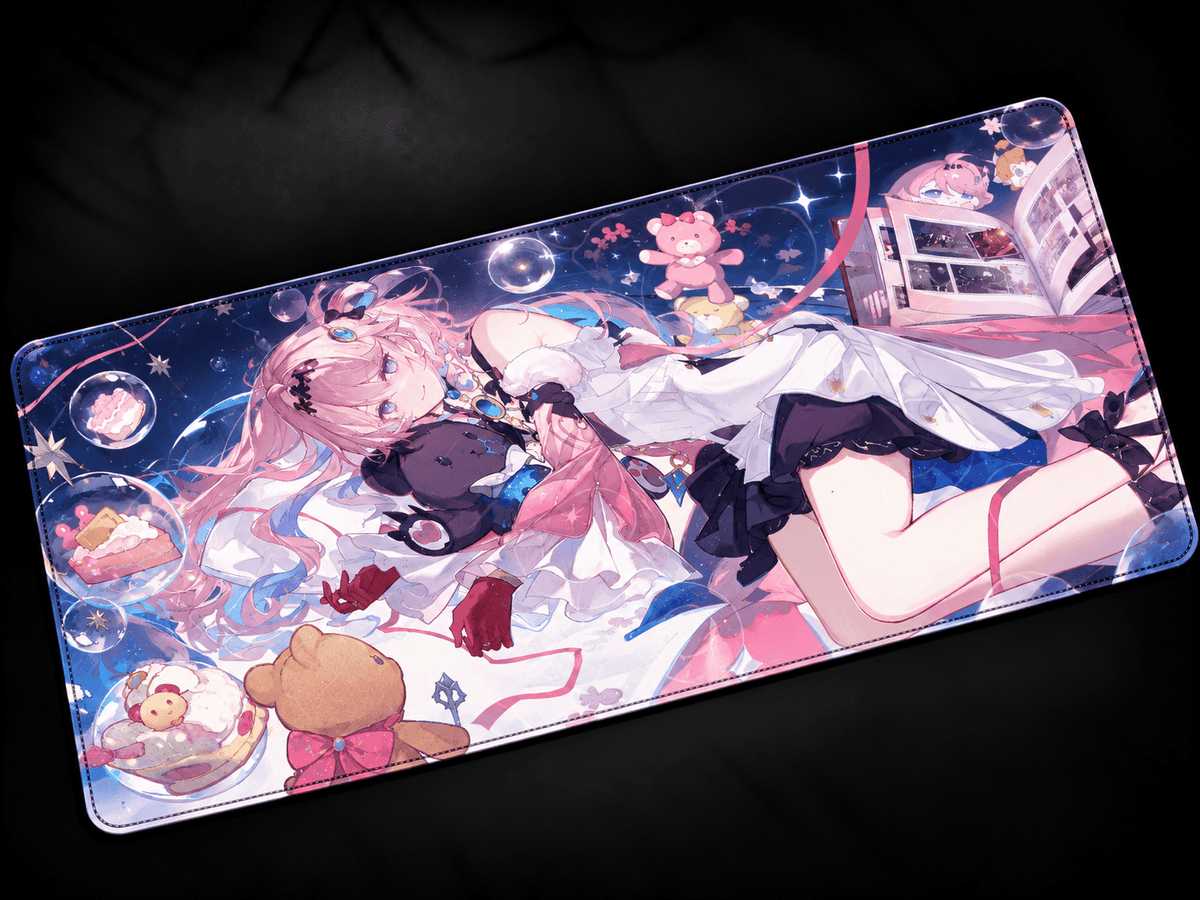 Denia Wuthering Waves anime desk mat colorful XXL gaming mousepad large keyboard pad aesthetic desk setup