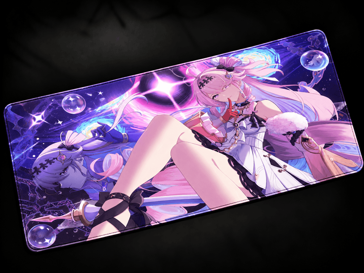 Denia Wuthering Waves anime desk mat colorful XXL gaming mousepad large keyboard pad aesthetic desk setup