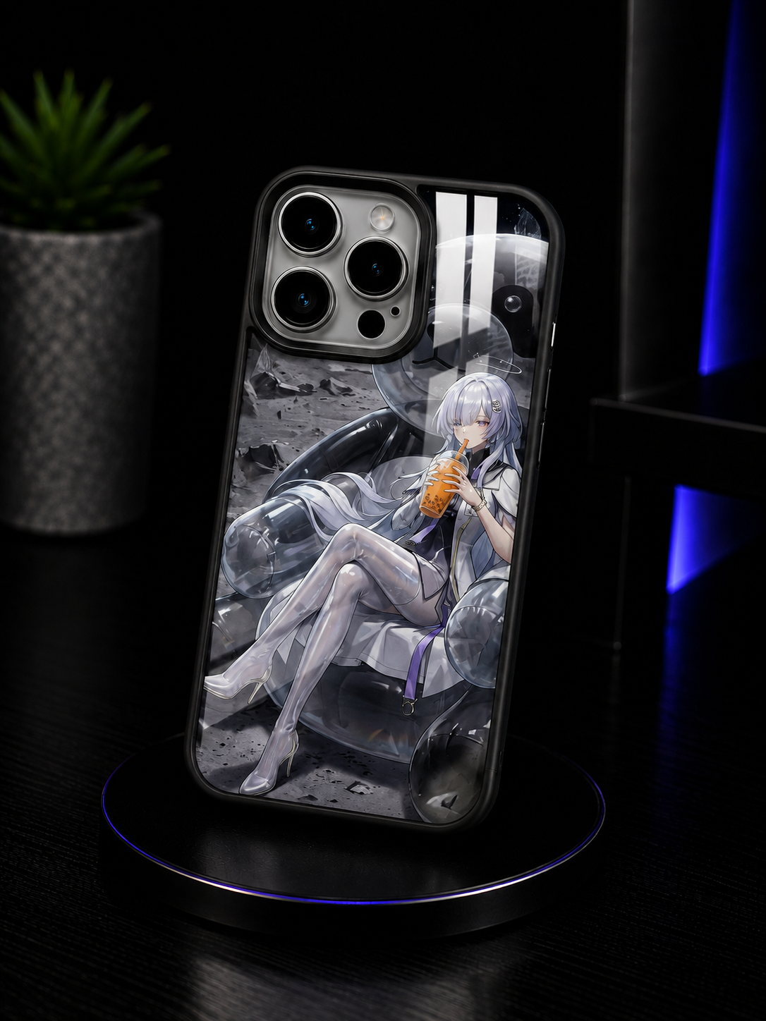 Wuthering Waves Mornye anime iPhone case with MagSafe magnetic design for iPhone 11–16 Pro Max aesthetic cover