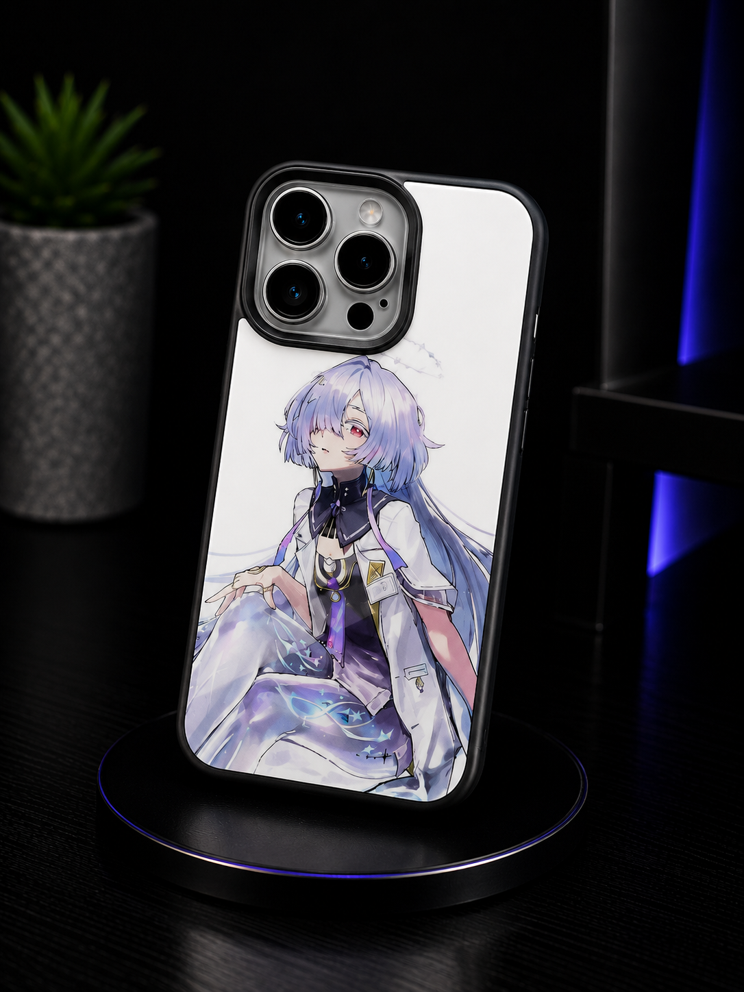 Wuthering Waves Mornye anime iPhone case with MagSafe magnetic design for iPhone 11–16 Pro Max aesthetic cover
