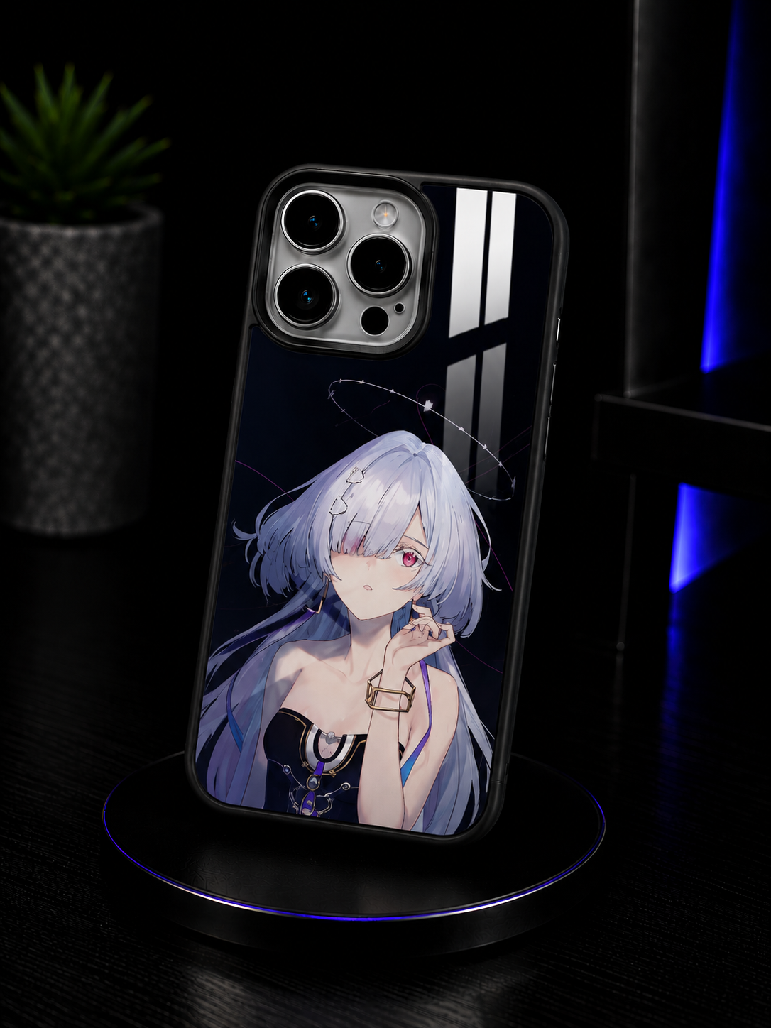 Wuthering Waves Mornye anime iPhone case with MagSafe magnetic design for iPhone 11–16 Pro Max aesthetic cover