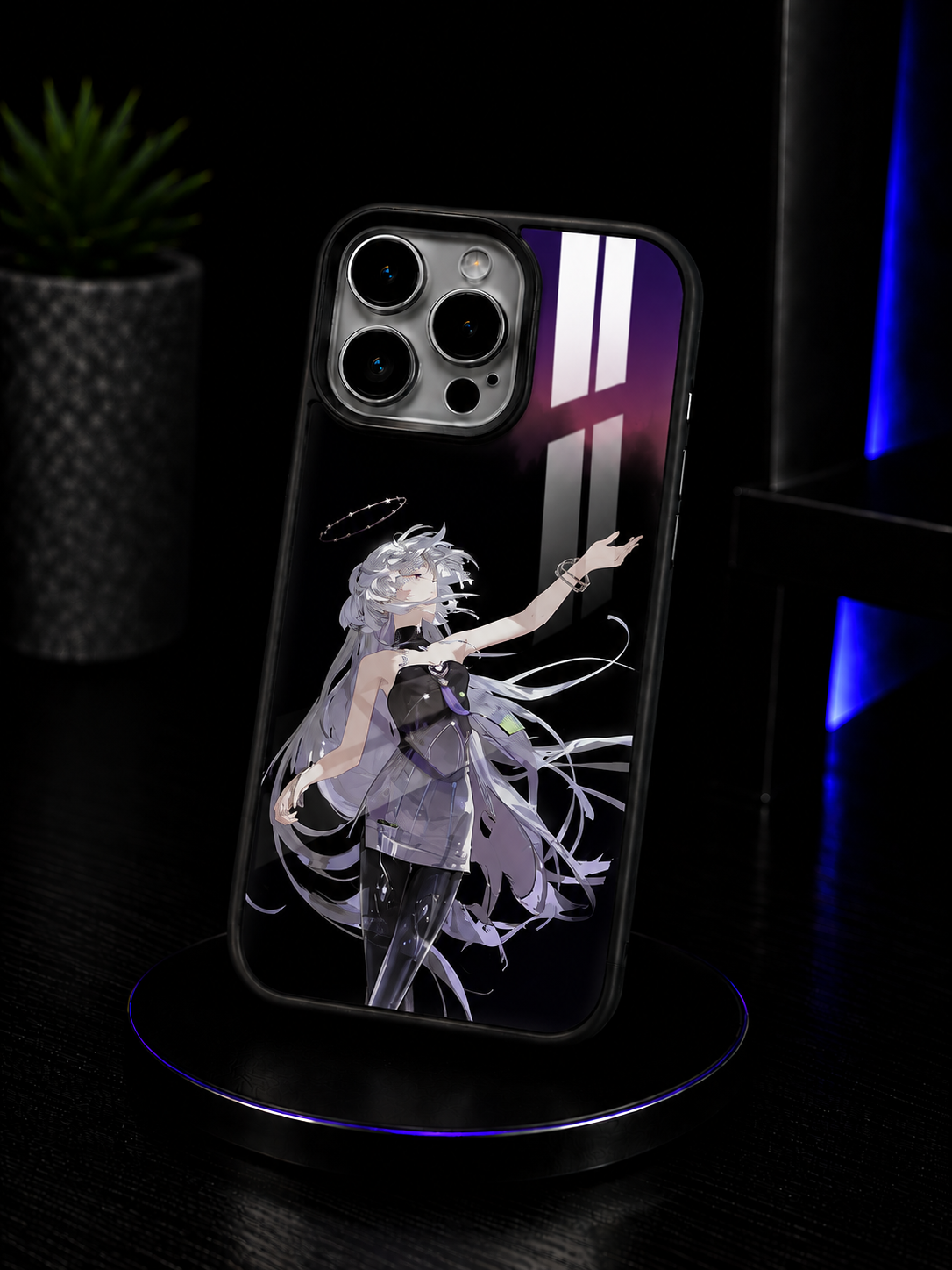Wuthering Waves Mornye anime iPhone case with MagSafe magnetic design for iPhone 11–16 Pro Max aesthetic cover