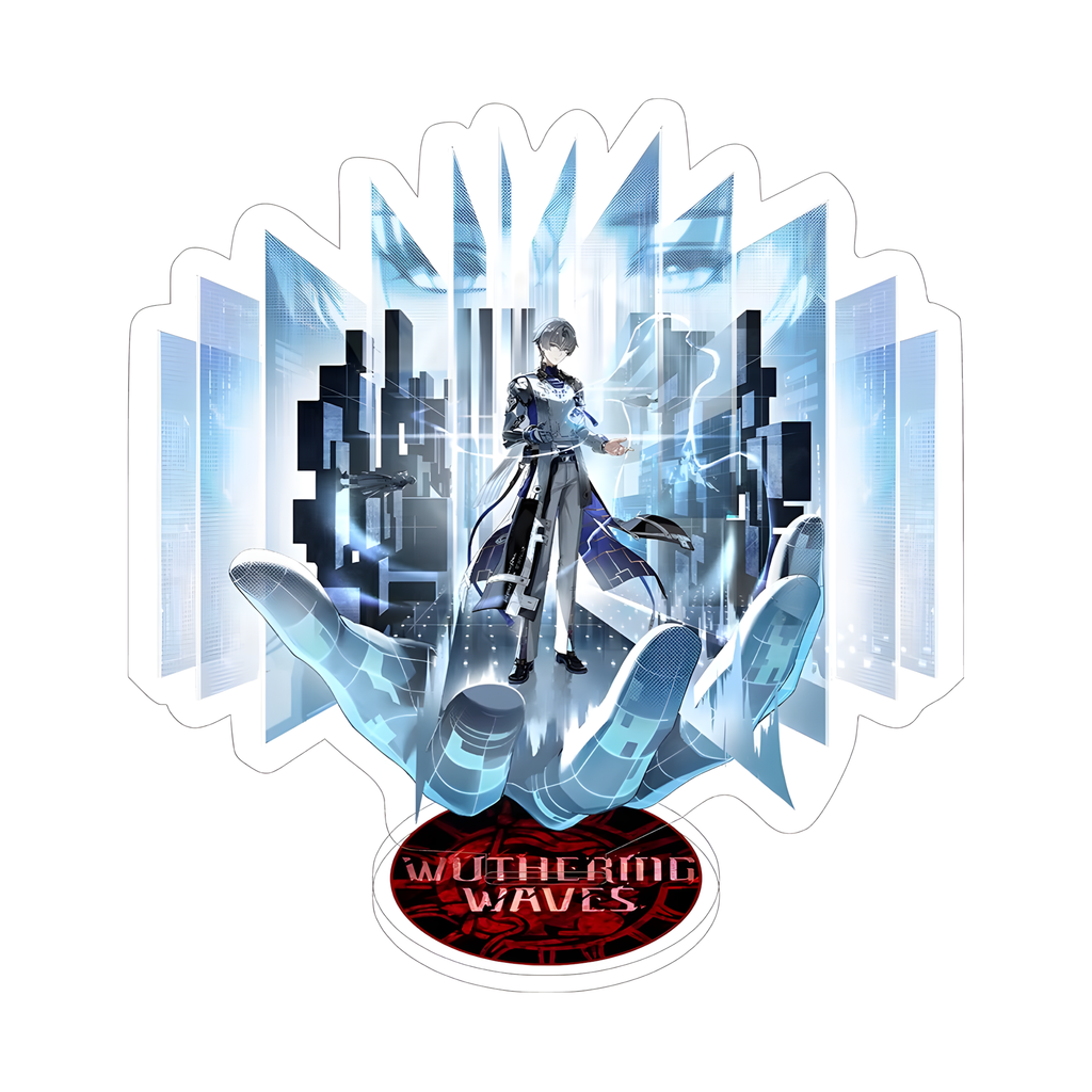 Wuthering Waves Acrylic Stand – Anime Character Display Figure (Augusta / Chisa / Carlotta & More)