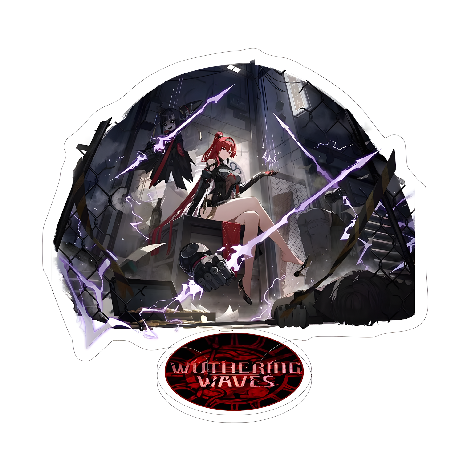 Wuthering Waves Acrylic Stand – Anime Character Display Figure (Augusta / Chisa / Carlotta & More)