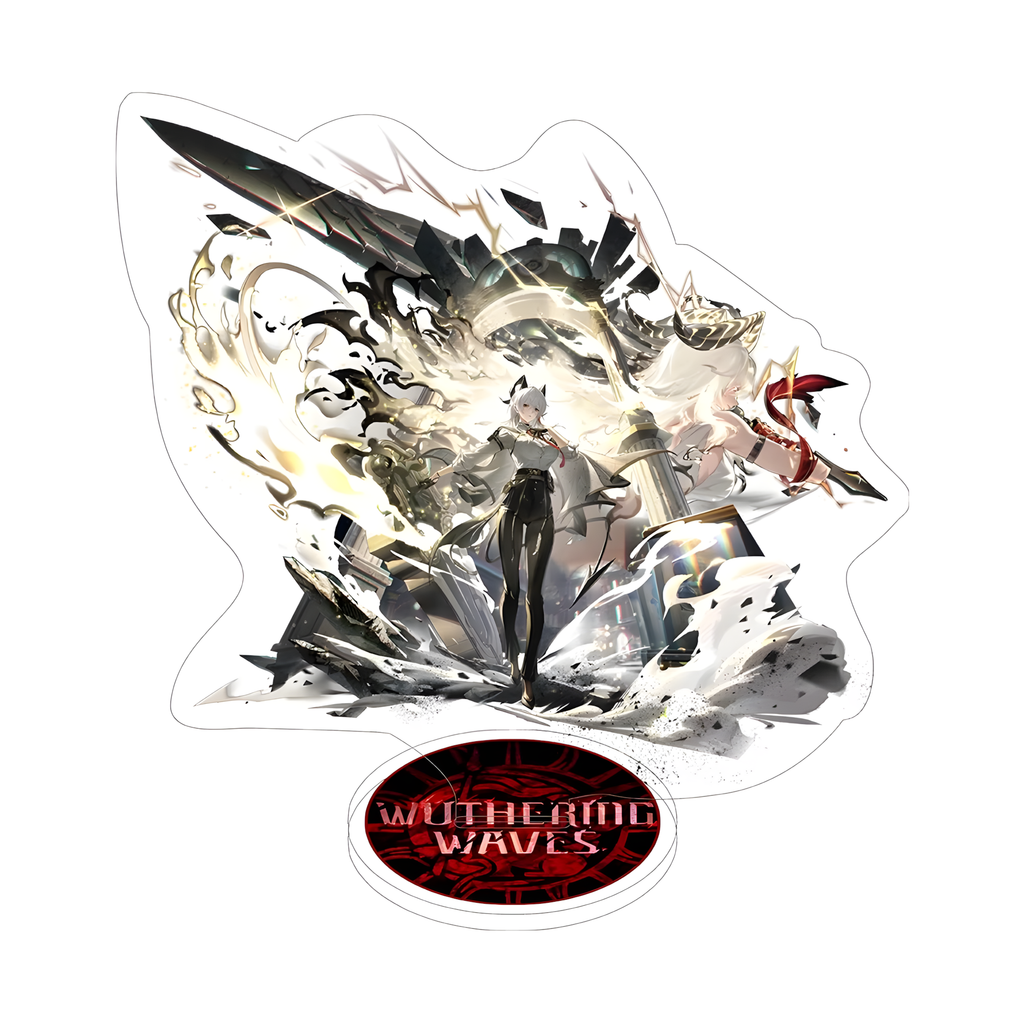 Wuthering Waves Acrylic Stand – Anime Character Display Figure (Augusta / Chisa / Carlotta & More)