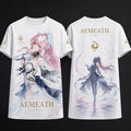 Wuthering Waves T-Shirt – Anime Graphic Tee (Zani, Jinshi, Shorekeeper & More)