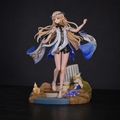 Cartethyia Wuthering Waves anime figure GK resin collectible statue with long blonde hair and blue outfit