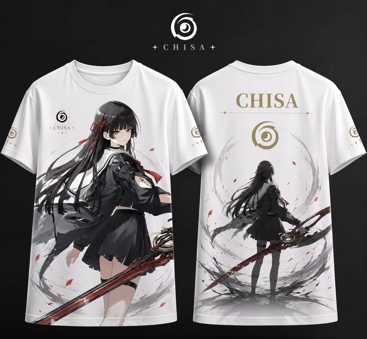 Wuthering Waves T-Shirt – Anime Graphic Tee (Zani, Jinshi, Shorekeeper & More)