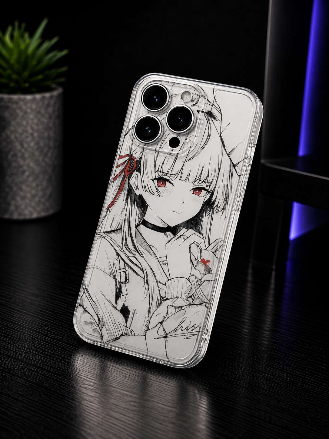 Shorekeeper / Phrolova iPhone Case – Wuthering Waves Anime Phone Case (iPhone 7–17 Pro Max)
