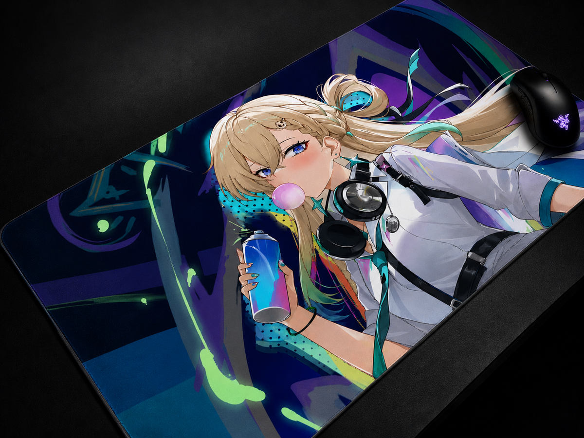 Wuthering Waves Lynae Desk Mat – XL Anime Gaming Mousepad | Non-Slip Aesthetic Keyboard Pad