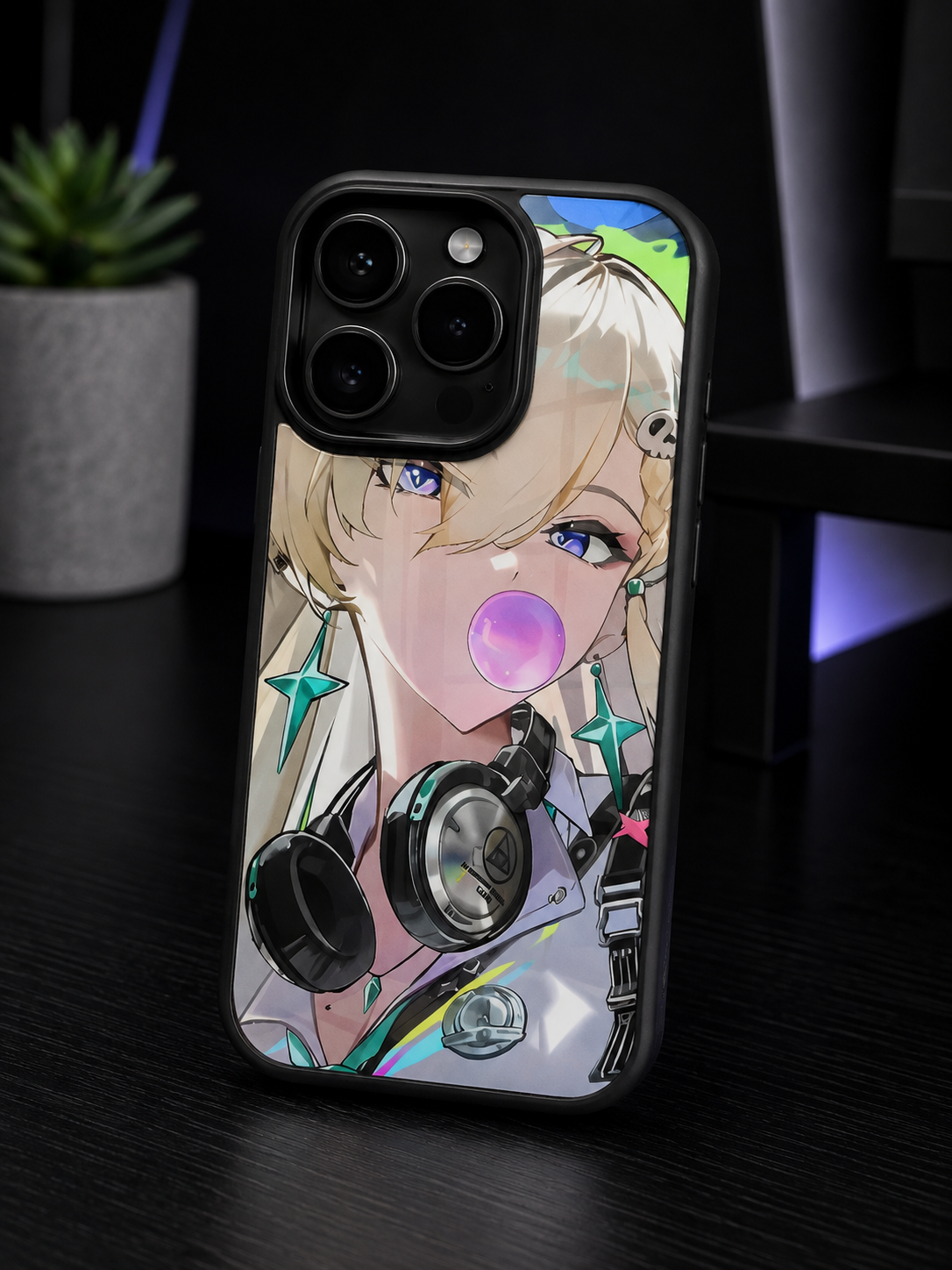 Wuthering Waves Lynae Phone Case – Aesthetic Anime Glass Cover | Shockproof Case for iPhone 12–17 Pro Max