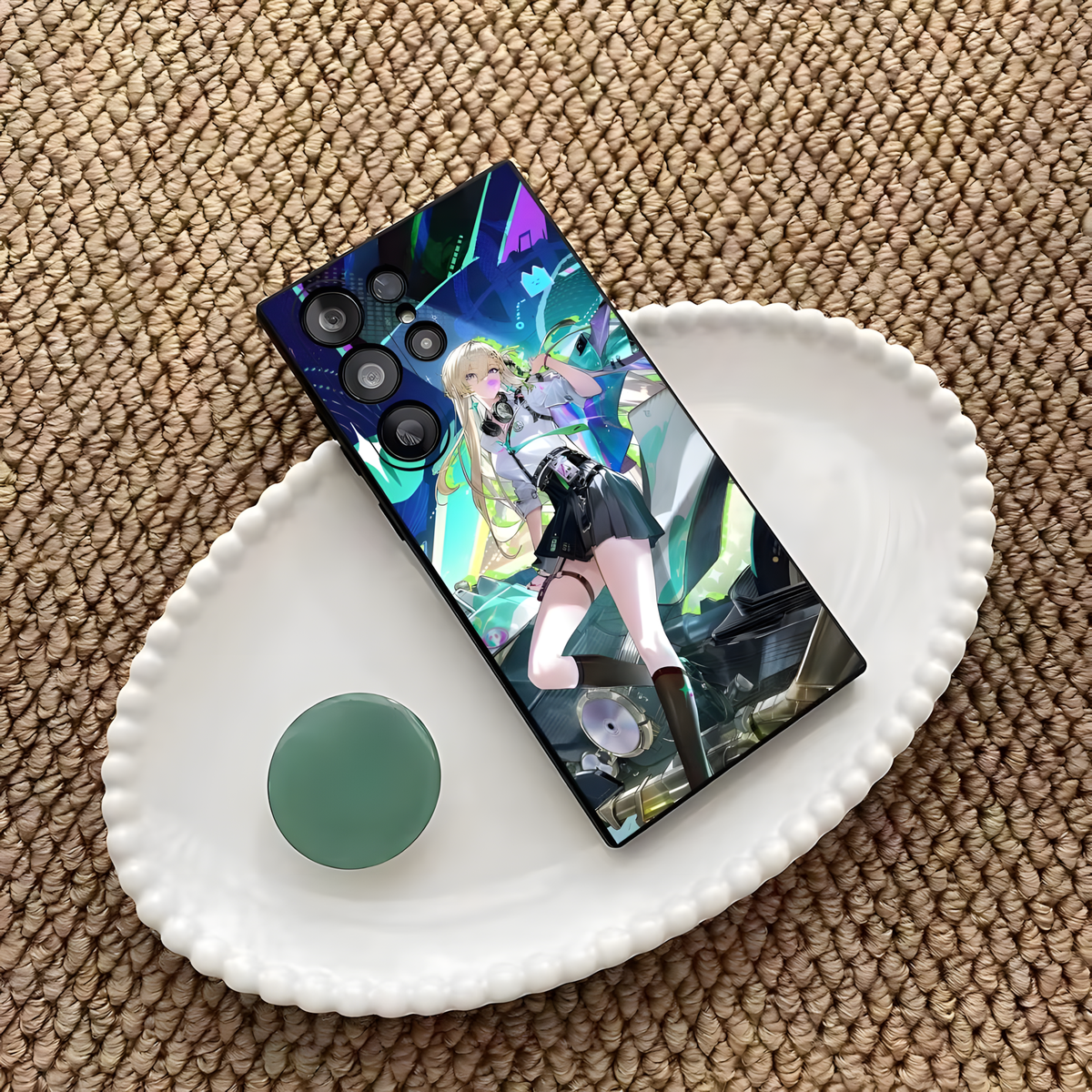 Wuthering Waves Phone Case – Lynae Anime Design | Shockproof Soft Cover for Samsung Galaxy S Series (S20–S26 Ultra)