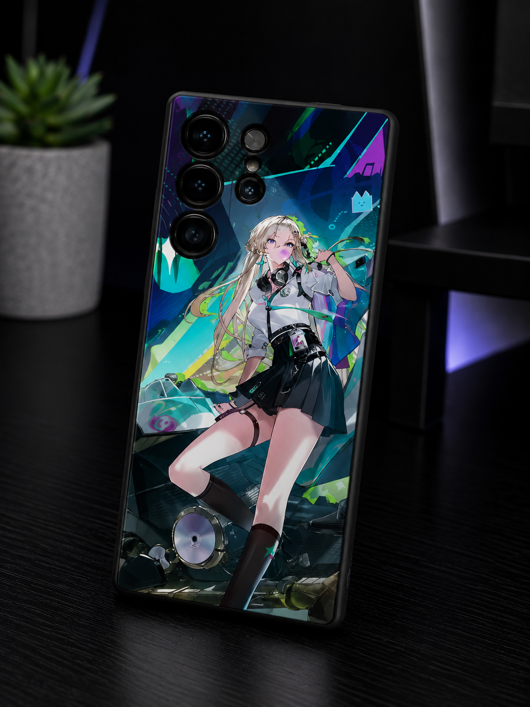 Wuthering Waves Phone Case – Lynae Anime Design | Shockproof Soft Cover for Samsung Galaxy S Series (S20–S26 Ultra)