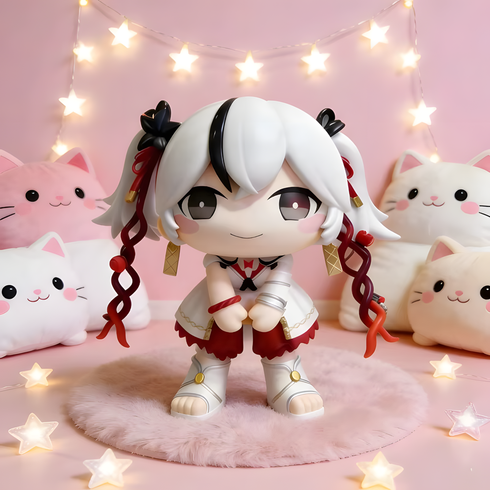 Camellya Chibi Figure – Wuthering Waves Collectible (13cm Anime Statue)