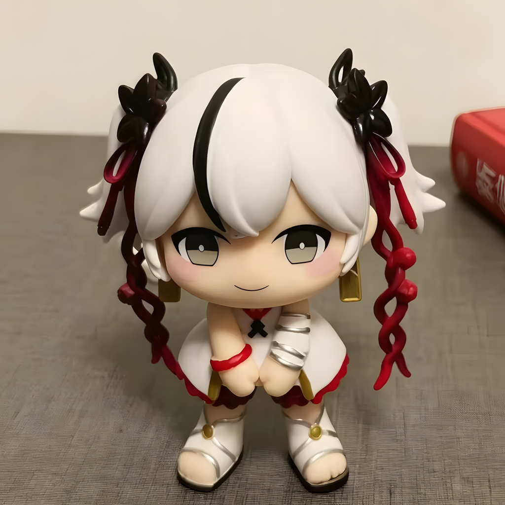 Camellya Chibi Figure – Wuthering Waves Collectible (13cm Anime Statue)