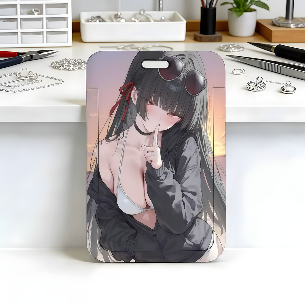 Chisa Lanyard – Wuthering Waves Anime ID Card Holder