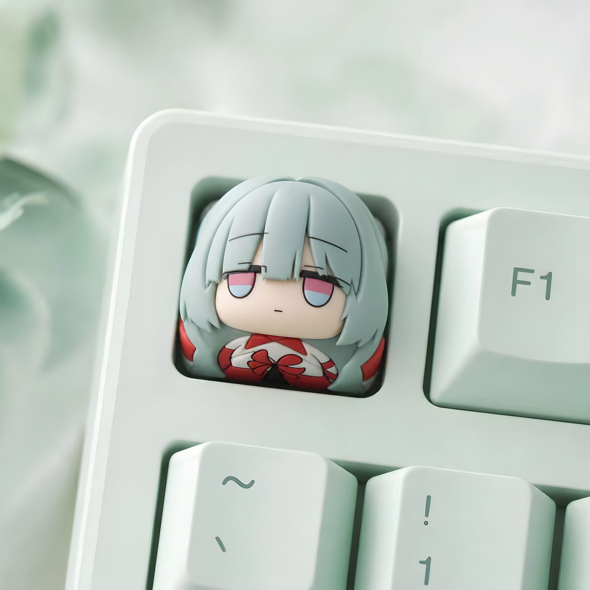 Wuthering Waves Artisan Keycap – Chibi Style Custom Keycap for Mechanical Keyboard (Cute Aesthetic)