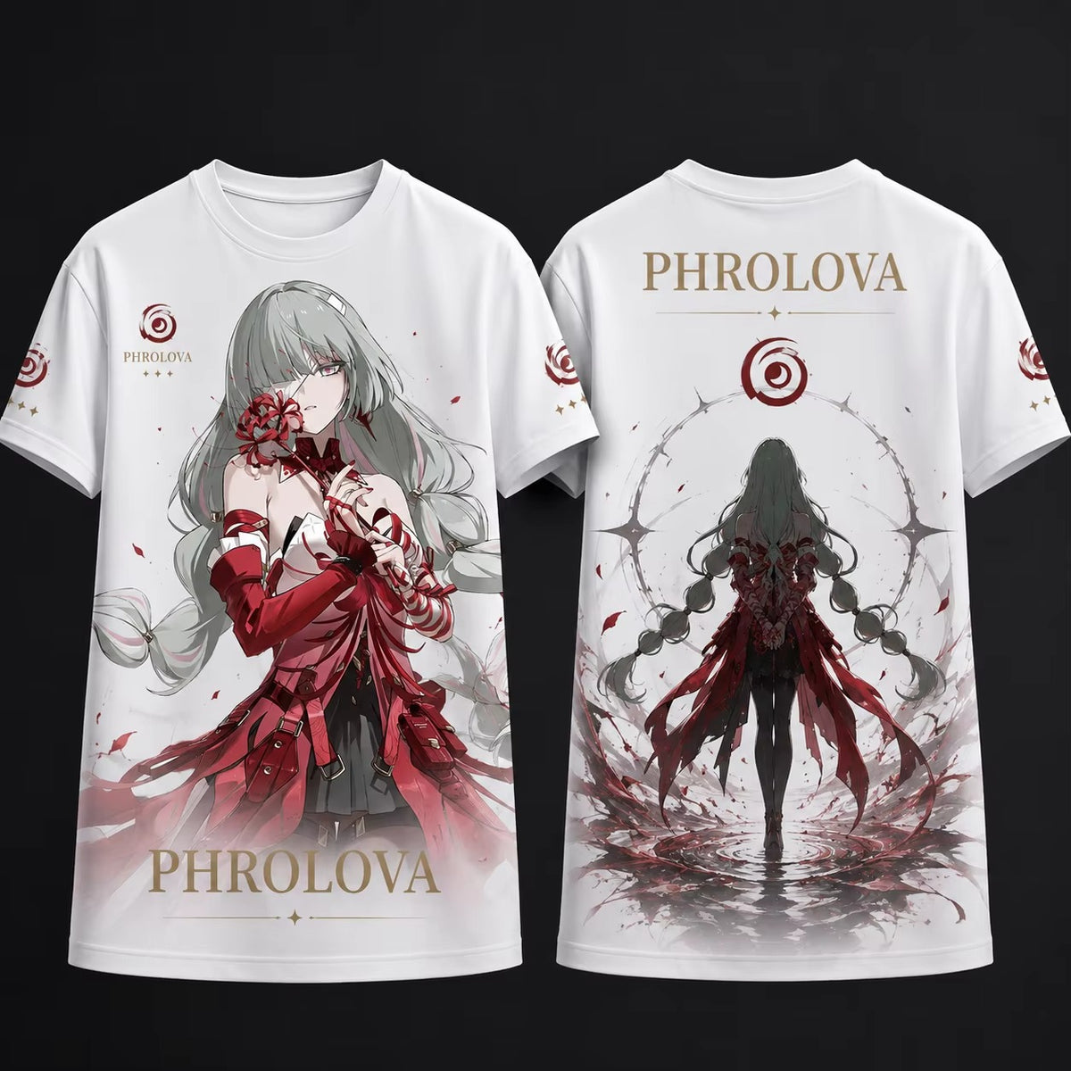 Wuthering Waves T-Shirt – Anime Graphic Tee (Zani, Jinshi, Shorekeeper & More)