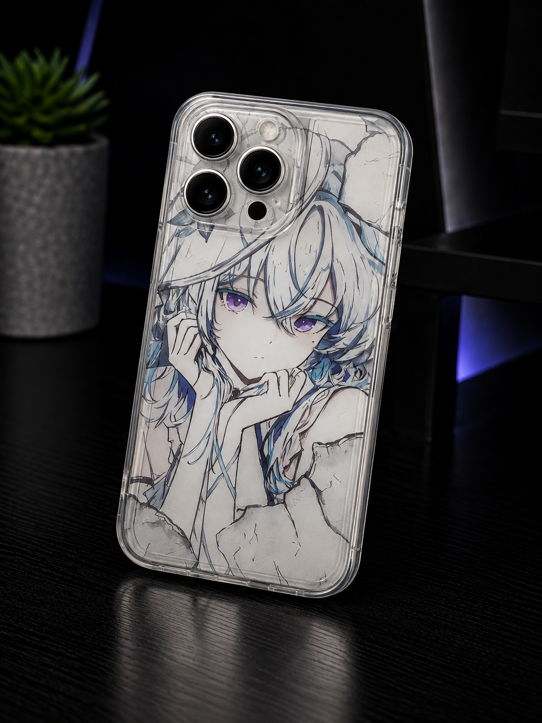 Shorekeeper / Phrolova iPhone Case – Wuthering Waves Anime Phone Case (iPhone 7–17 Pro Max)