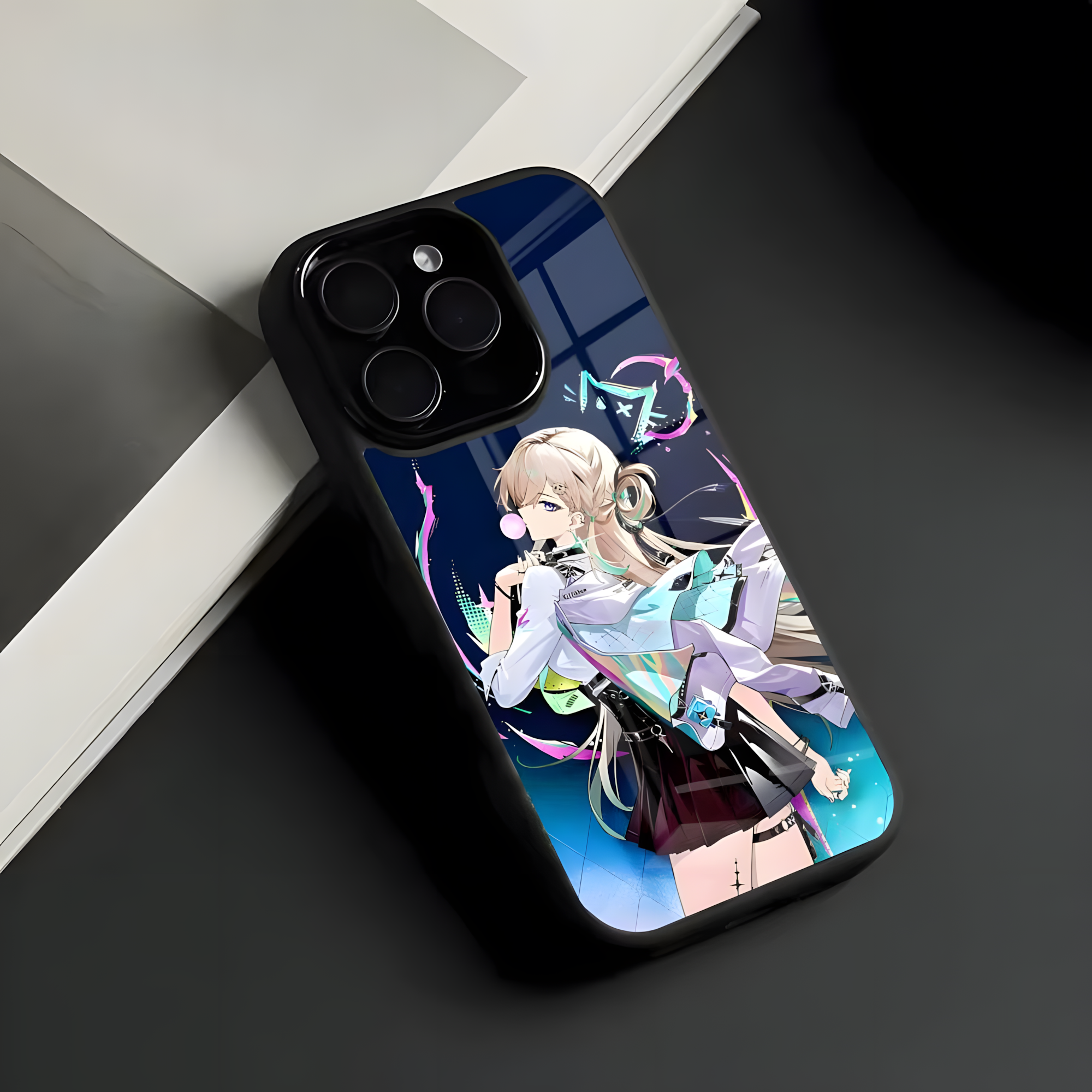 Wuthering Waves Lynae Phone Case – Aesthetic Anime Glass Cover | Shockproof Case for iPhone 12–17 Pro Max