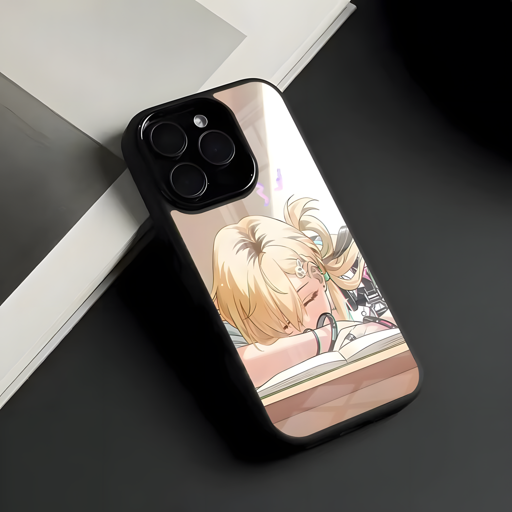 Wuthering Waves Lynae Phone Case – Aesthetic Anime Glass Cover | Shockproof Case for iPhone 12–17 Pro Max