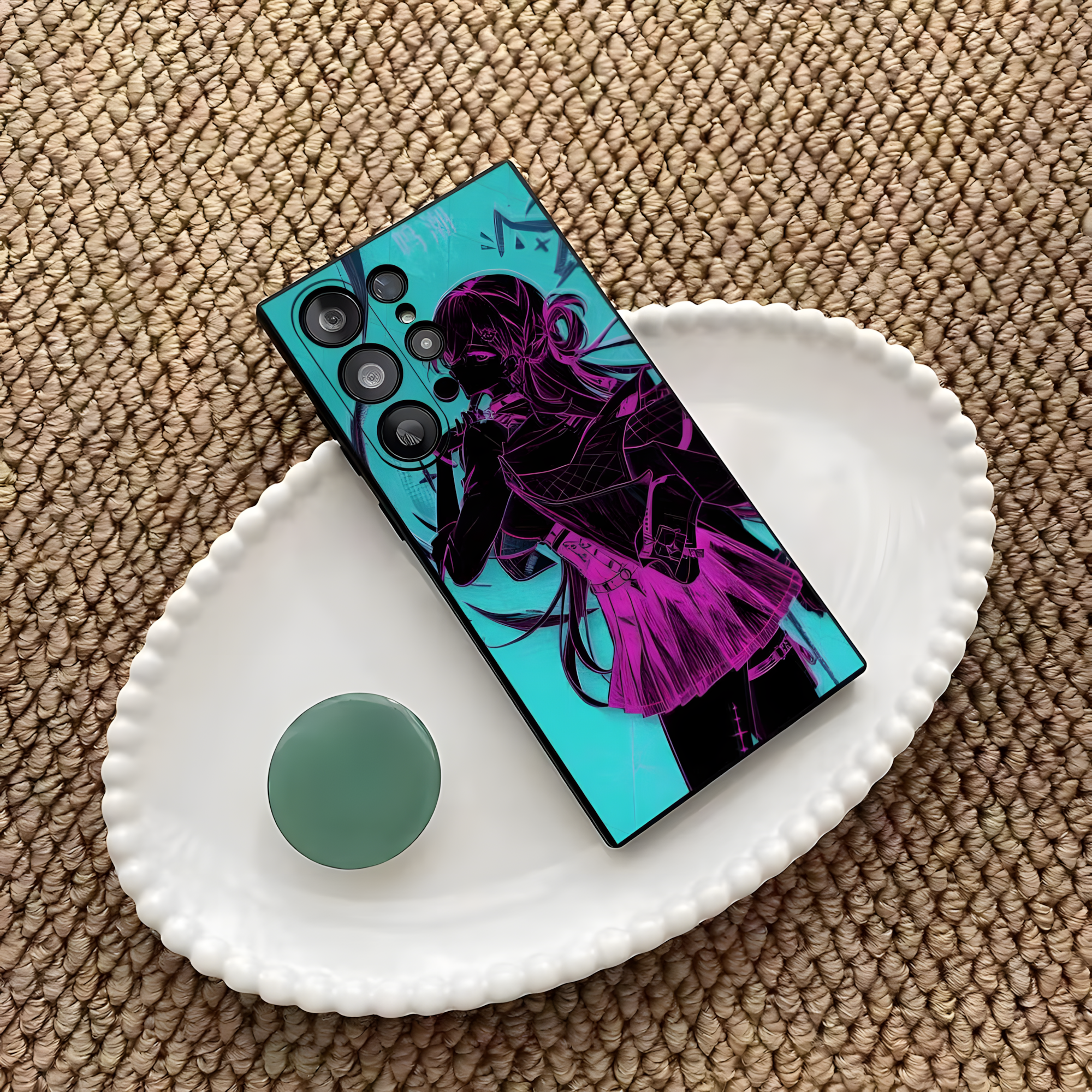 Wuthering Waves Phone Case – Lynae Anime Design | Shockproof Soft Cover for Samsung Galaxy S Series (S20–S26 Ultra)