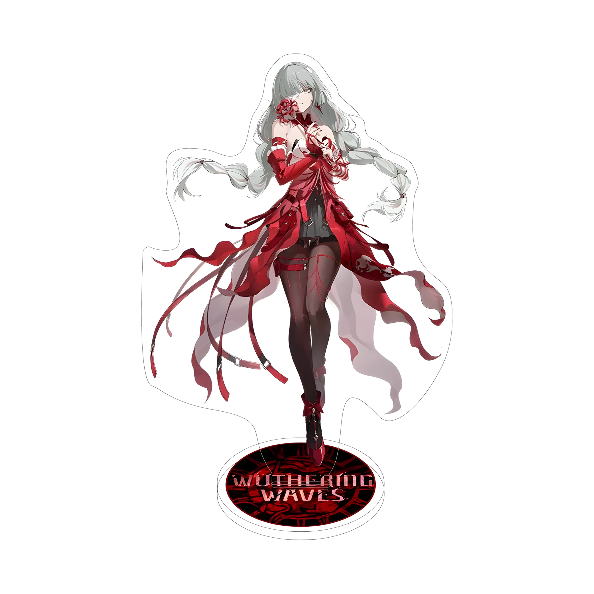 Wuthering Waves Acrylic Stand – Anime Character Display Figure (Augusta / Chisa / Carlotta & More)